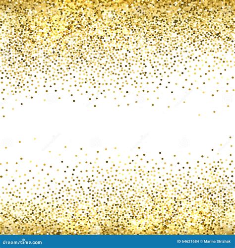 Gold Glitter Background Vector Illustration 64621684