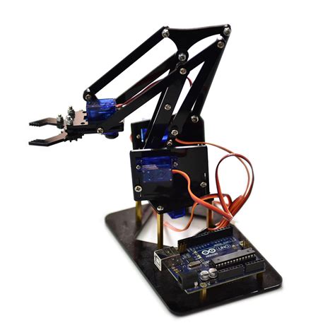 Diy Steam Arduino Smart Rc Robot Arm Acrylic Educational Kit With