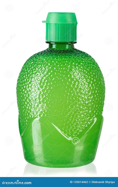 Lime Juice In A Bottle Stock Photo Image Of Ingredient 135014462