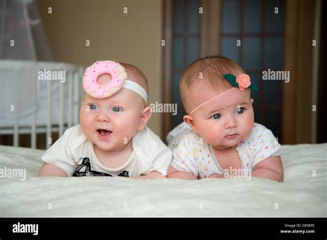 Cute Baby Boy And Girl Twins