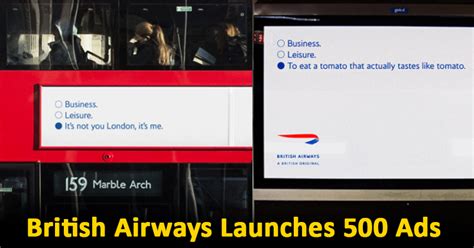 British Airways Launches 500 Ads In Order To Revive Travel Spark