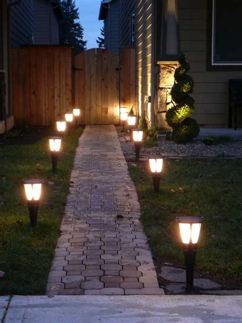In this solar powered garden light review i've compared design, brightness, illumination time and cost. DIY Pathway Lighting Ideas for Garden and Yard - Amazing ...