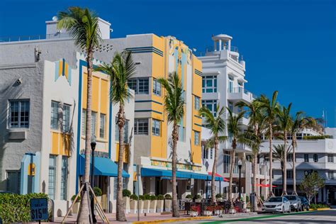 Art Deco District In Miami Beach
