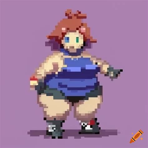Full Body Pixel Art Of A Female Pokemon Trainer In Anime Style On Craiyon