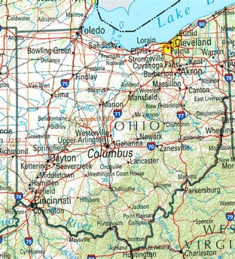 Ohio Reference Map