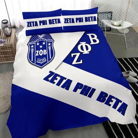 zeta phi beta bedding set sorority in me bedding set