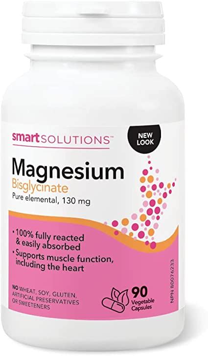 Lorna Vanderhaeghe Smart Solutions Magnesium Bisglycinate Body Energy