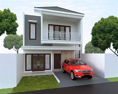 18 Rumah Minimalis Modern Type 36 2 Lantai Kumpulan Gambar