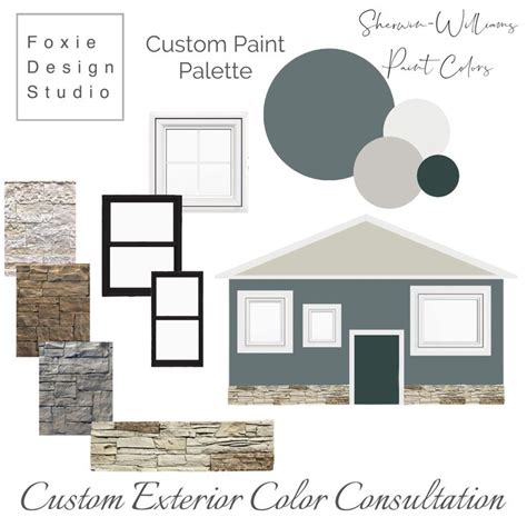 Custom Exterior Color Consultation Custom Exterior Paint Palette