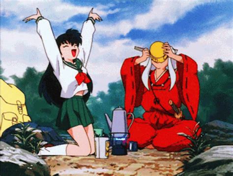 Inuyasha Kagome Gif Inuyasha Kagome Discover Share Gifs