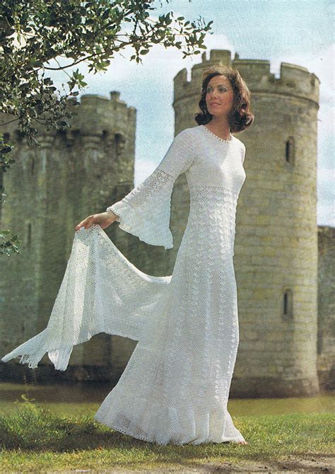 Enchanting Wedding Dress Crochet Pattern Vintage Pattern Pdf