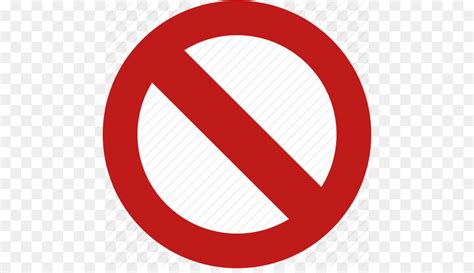 Clipart Prohibited Red Circle