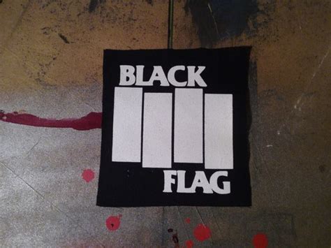 Black Flag Punk Band Patch Crust Punk Hardcore Death By Xdispatchx