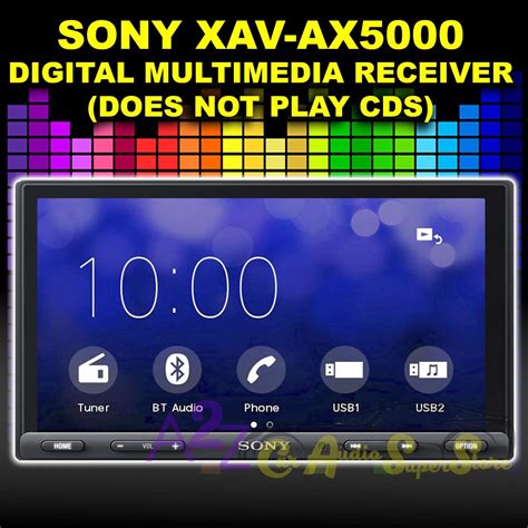 Sony Xav Ax5000 695 Touchscreen Carplayandroid Auto Digital