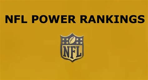 Week 16 Nfl Power Rankings From Espn On Dec 22