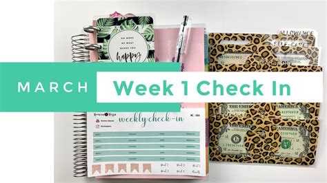 Week 1 Cash Envelope Check In Biweekly Budget March 2020 Youtube