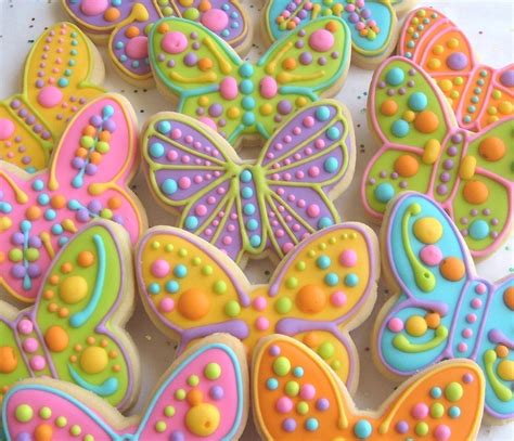 Butterfly Cookies Butterfly Decorated Cookies Etsy