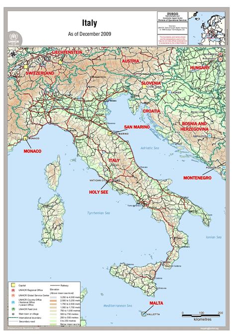 Document Italy Atlas Map