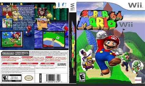 Viewing Full Size Super Mario 64 Wii Box Cover