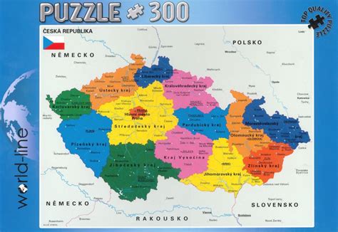 Mapa Esk Republiky Puzzle Puzzle Cz
