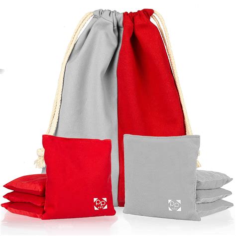 Professional Cornhole Bags Set Of 8 Regulation All Weather Two Sided