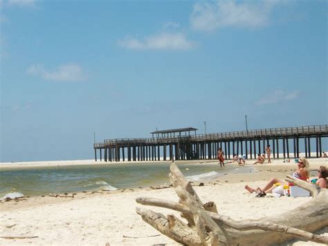 Photo Dauphin Island Pier Mobile Alabama