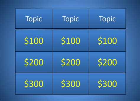 Jeopardy Powerpoint Template 6 Free Templates In Pdf