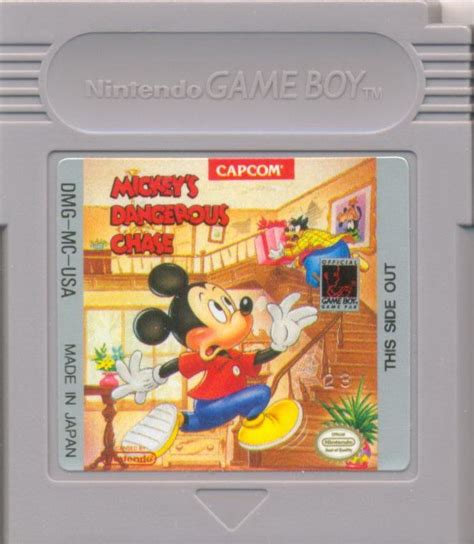 Mickeys Dangerous Chase Cover Or Packaging Material Mobygames