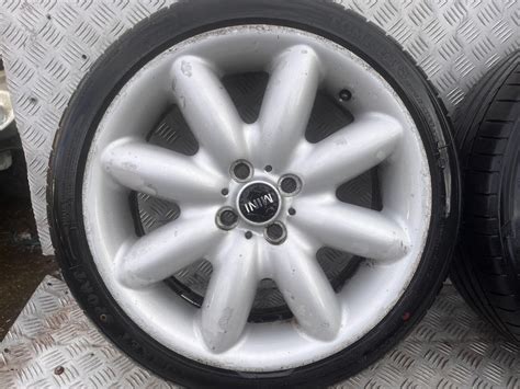 Mini Cooper One 17 Alloy Wheels And Tyres R50 R51 R53 7jx17 2054017 Ebay