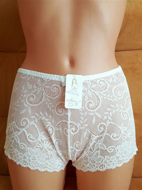 Handmade White Lace Thong Wedding Lace Thong Lace Panties
