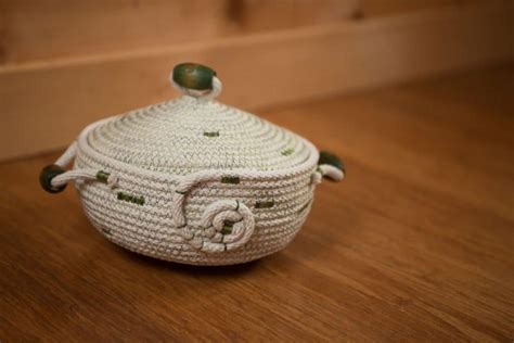Adorable Rope Bowl With Lid Crafty Jaks