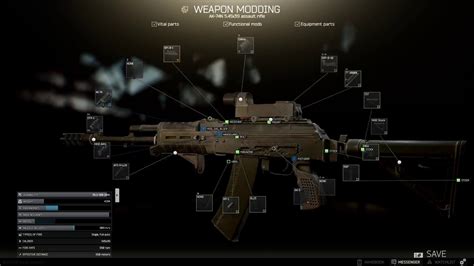 You will learn about statistics of guns AK 74N Modding Guide - Escape From Tarkov(HUN) - YouTube