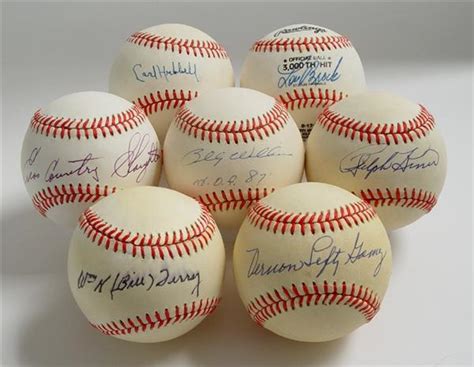 Hall Of Fame Signed Baseball And Photo Collection 66