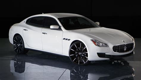 Machined And Black CSS On The Maserati Quattroporte Car Wheels Vehicles Nissan Maxima