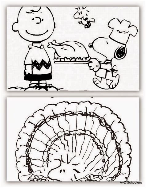 I hope you enjoyed these thanksgiving coloring pages. A ~ Z Schoolers: Charlie Brown's Thanksgiving Adventure ...