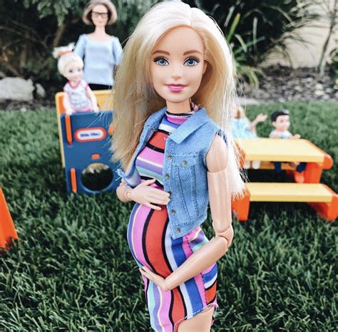 Whats More Beautiful Than An Expectant Barbie Mother Pregnant