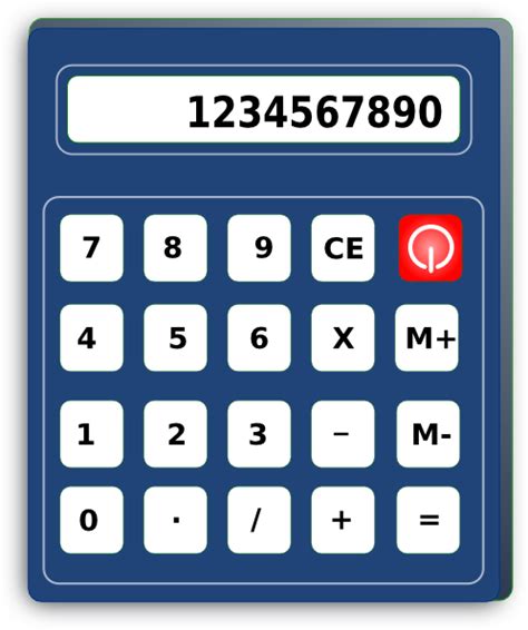 Ready to be used in web design, mobile apps and presentations. Calculator Clip Art at Clker.com - vector clip art online ...