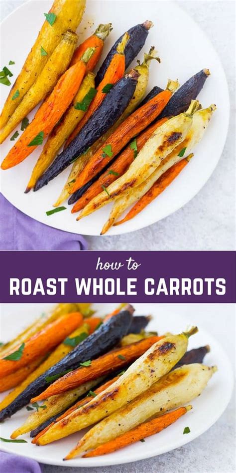 How To Make Roasted Whole Carrots Easy Method Rachel Cooks