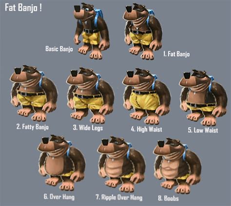 Concept Art From Banjo Kazooie Nuts And Bolts Implied Fat Banjo Had Even