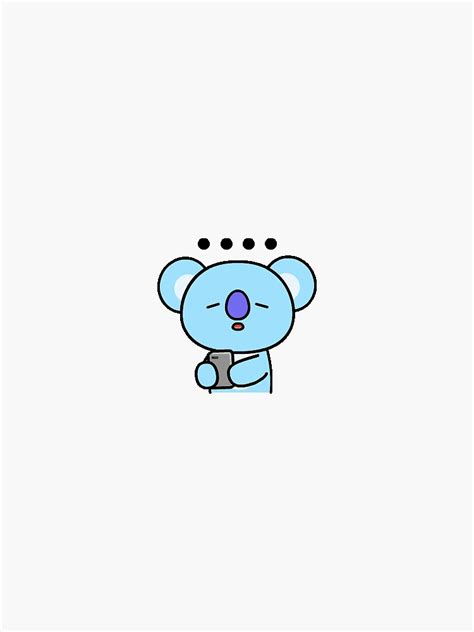 Bt21 Koya Sticker Sticker By Beanists Redbubble