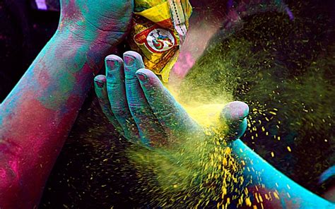 Colored Powder Of Holi The Festival Of Colors India Photos