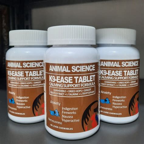 Animal Science K9 Ease Tablet Calming Support Formula For Pet Shopee