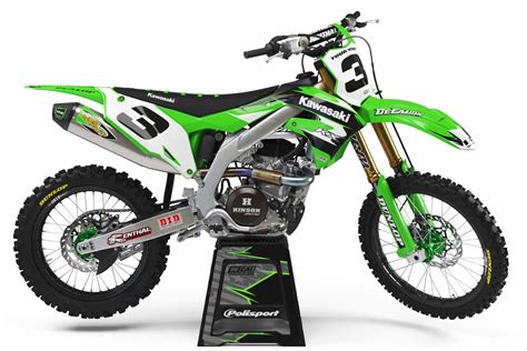 Decal Works Officially Licensed Kawasaki Kx Complete Graphics Kit Ebay