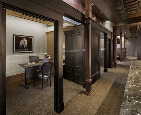 historic bank building converted  modern office space