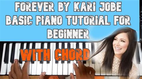 Forever By Kari Jobe Basic Piano Tutorial For Beginners With Chord YouTube