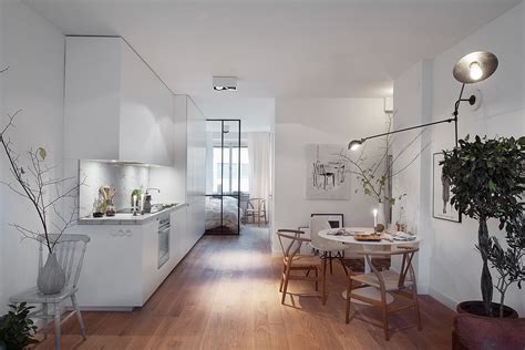 Stylish 420 Square Foot Small Apartment With Modern Scandinavian Design