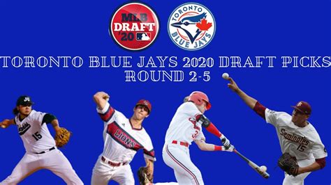 Toronto Blue Jays 2020 Draft Picks Round 2 5 Youtube