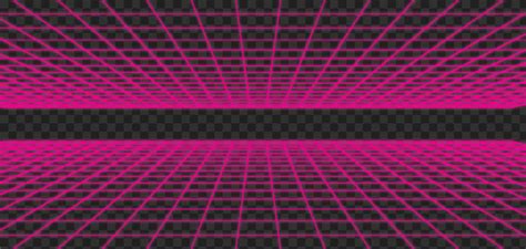 Retro Pink Neon Grid 80s Hd Png Citypng