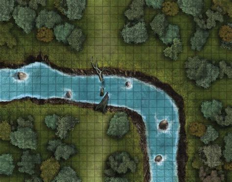 Flip Mat River Crossing Fantasy Map Maker Fantasy Map Dungeon Maps