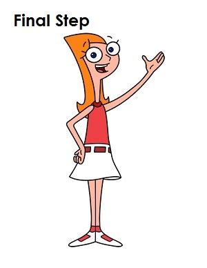 How To Draw Candace Flynn Phineas And Ferb